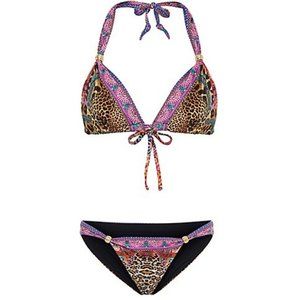 Camilla Xanadu Rising Ball Bikini Set Two Piece Swimwear Animal Size L